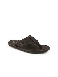 XESS by ID Men's Leather Sandals (XS5003_Black_6-6.5 UK)