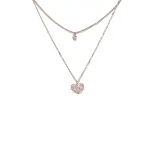 Elegant Korean Double Layer Butterfly Pendant Necklace for Women – Trendy & Minimalist Jewelry