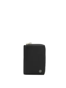 Da Milano Mini Leather Wallet for Women - Black
