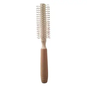 Peach Hair Brush with Strong & Flexible Nylon Bristles having Anti-static Ball Tips, For Grooming, Straightening, Smoothing, Detangling Hair, Ideal for Men & Women
