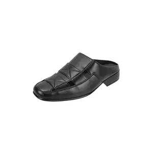 Mochi Men's Black Slip On Closure Casual Clogs with Low Heel UK/5 EU/39(18-866)