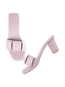 TRYME Stylish Solid Fabulous Voguish Block Heels Comfortable Heel Sandal Trendy Sandals for Women & Girls