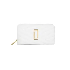 Lavie Zipper Cross PU Women's Casual Wear Wallet (White, Large)