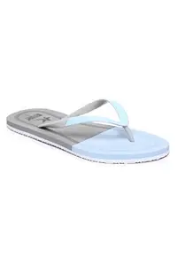 REFOAM Blue Rubber Slip On Casual Slippers/Flip Flop For Women