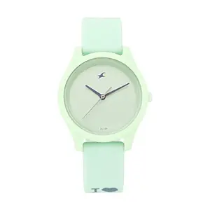 Fastrack Monochrome Analog Green Dial Unisex-Adult Watch-68023PP06W