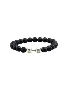 Lava Dumbell Bracelet for Men And Women