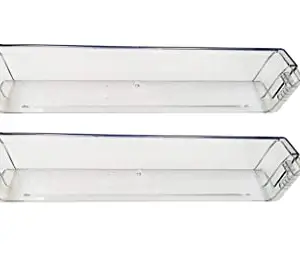WHITEFLIP Fridge Door Shelf Bottle Trivet Bottle Shelf Compatible with LG Double Door Refrigerator (Part NO.MAN627085-2) - Pack of 2