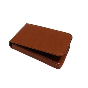 Generic Indias Fashion PU Leather Pocket ATM Card Holder (Brown)