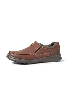Clarks Mens Cotrell Free Tobacco Leather Boat Shoe - 6 UK (261315938)