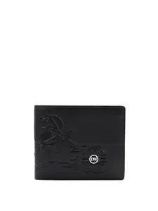 Da Milano RFID Protected Leather Wallet for Men with Card Slot - Black
