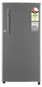 LG 185 L 2 Star Direct-Cool Single Door Refrigerator (GL-B199ODGC, Dim Grey, Fast in Ice Making)