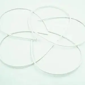 Glam shopperz white thin hairbnd pack of 12