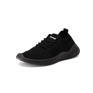 Bourge Women Micam-Z202 Black Running Shoes-5 UK (37 EU) (6 US) (Micam-504-05)