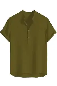 Leriya Fashion Tshirt for Man | T Shirt for Mans | Mens TShirt's | Collarless T- Shirt for Mens | Half Sleeve Tshirt for Men (Available in Plus Sizes)