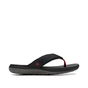 Clarks Men Black Outdoor Sandals-7 UK (41 EU) (26140268)