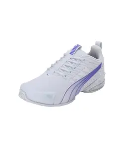Puma Womens Voltaic Evo Fade WNS Silver Mist-Dark Amethyst Running Shoe - 4 UK (31092502)