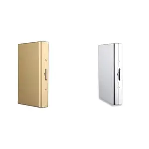 Stealodeal Gold RFID Blocking Stainless Steel ATM/Credit/Debit for Men & Women 8 Slots Card Holder Silver RFID Protected Metal Debit/Crebit/ATM for Men & Women 8 Slots Card Holder Wallet