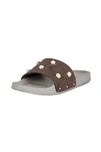 People Women's Grey Fashion Sandals - 6 UK/India (39 EU)(8907888117863)