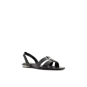 Aldo BALERA-IN008 Ladies BLACK/BLACK Flat Sandals