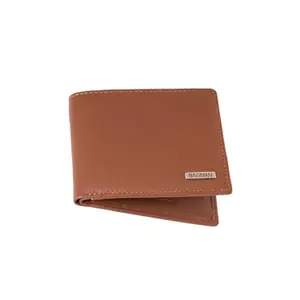 BAGMAN Hudson Tan Leather Wallet for Men