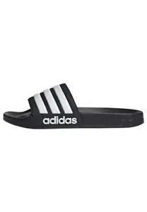 Adidas mens ADILETTE SHOWER CBLACK/FTWWHT/CBLACK Slipper - 4 UK (GZ5922)