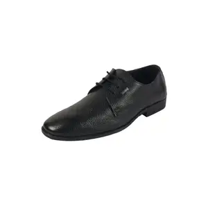 Metro Men's Black Leather Lace-up Shoes UK/9 EU/43(19-694)