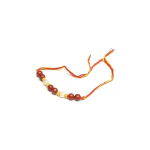 The Cosmic Connect Elegant Crystal Rakhi for Brother – Symbol of Peace, Love & Emotional Healing | Handmade Spiritual Raksha Bandhan Gift (Crystal)