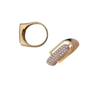 Stylish Men's Designer Ring Diamond Gold Ring For Men Ring/Gold Ring||JEWELRYRING-103-21