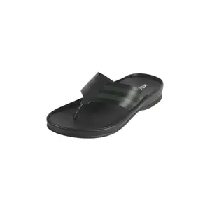 Mochi Men Black Faux Leather Comfort Slip-on Chappal UK/10 EU/44 (16-960)