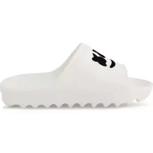 Men's Ultra Soft Sliders/Slippers for Men with Soft Cushion | Everyday Flip Flops for Gents/Boys (White, UK Footwear Size System, Adult, Men, Numeric, Medium, 10)