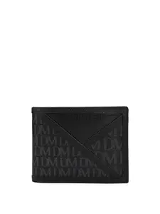 Da Milano Genuine Leather Black Bifold Mens Wallet with Multicard Slot (10424)