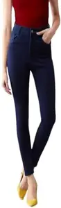 Stylish Comfort: Slim Women's Stylish Jeans Dark Blue