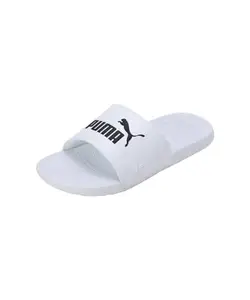 Puma Unisex-Adult Cool Cat 2.0 Superlogo White-Black Slide - 6 UK (39539702)