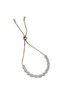 Elegant AD Diamond Bracelet for Women and Girls - Ethnic and Traditional Style Jewelry for Sarees