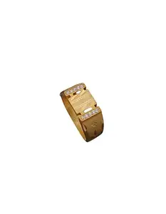 Stylish Men's Designer Ring Diamond Gold Ring For Men Ring/Gold Ring||JEWELRYRING-330-25