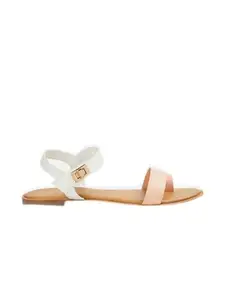 Ginger by Lifestyle Women Pink Sandals