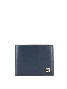 Da Milano Genuine Leather Blue Bifold Mens Wallet with Multicard Slot (OR-5006)