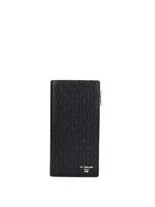 Da Milano Genuine Leather Black Women Wallet (10134A)