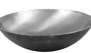 Diktmark Traders Iron Kadai/Kadhai Deep Frying Pan Cookware Kadhai 8 Inches 30 cm Diameter 1 L Capacity