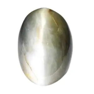 TRINETRA GEMS STONE 8 Carat 8.50 Ratti Black Cat Eye Gemstone Ceylon लहसुनिया स्टोन IGL Lab Certified Attractive Lahsuniya Stone For Make Classy Ring Superb Ketu Mani Stone For Men And Women