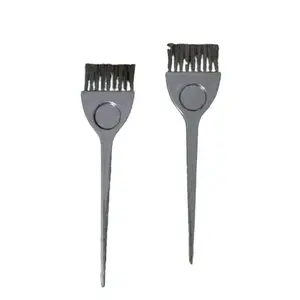 ZAUKY 2 PCS Black Hair Color Brush Hair Dyeing Mehandi Brush for Men and Women Home and Salon Use