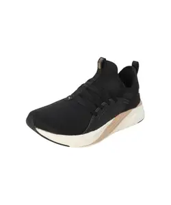 Puma Womens Softride Sophia 2 WN's res Black-Gold-Warm White Running Shoe - 5 UK (31188401)