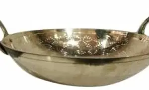 Shivhomeworld Brass Pital Kadhai 4Cookware