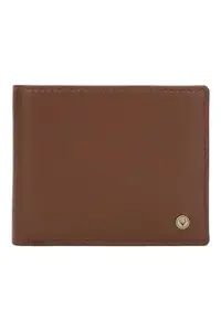 Allen Solly Men Brown Solid Genuine Leather Wallet