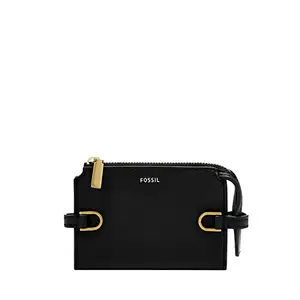 Fossil Women Synthetic Kier Black Card Case Sl6557001