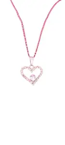Trendy Chain with Pendant – Heart Shape Pendent Stylish Unisex Necklace for Everyday & Casual Wear