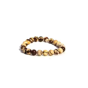 The Cosmic Connect Australian Zebra Jasper Crystals Bracelets Energized and Affirmed Stone Bracelets, Beauty Enhancement, Jewellery for Woman and Man