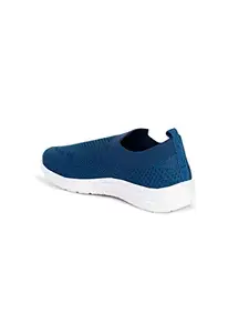 AADI Women's Blue Knitted Outdoor Casual Shoes