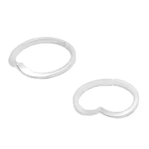 Unniyarcha 92.5 Chevron 925 Sterling Silver Toe Rings (Pair) For Women's Pure Silver 925, Sterling Silver Jewellery with Certificate of Authenticity & 925 Toe Rings for Women's Silver, God, Religion