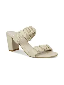 Inc.5 Shoes Women Fashion Heeled Sandal 100839_L.BEIGE